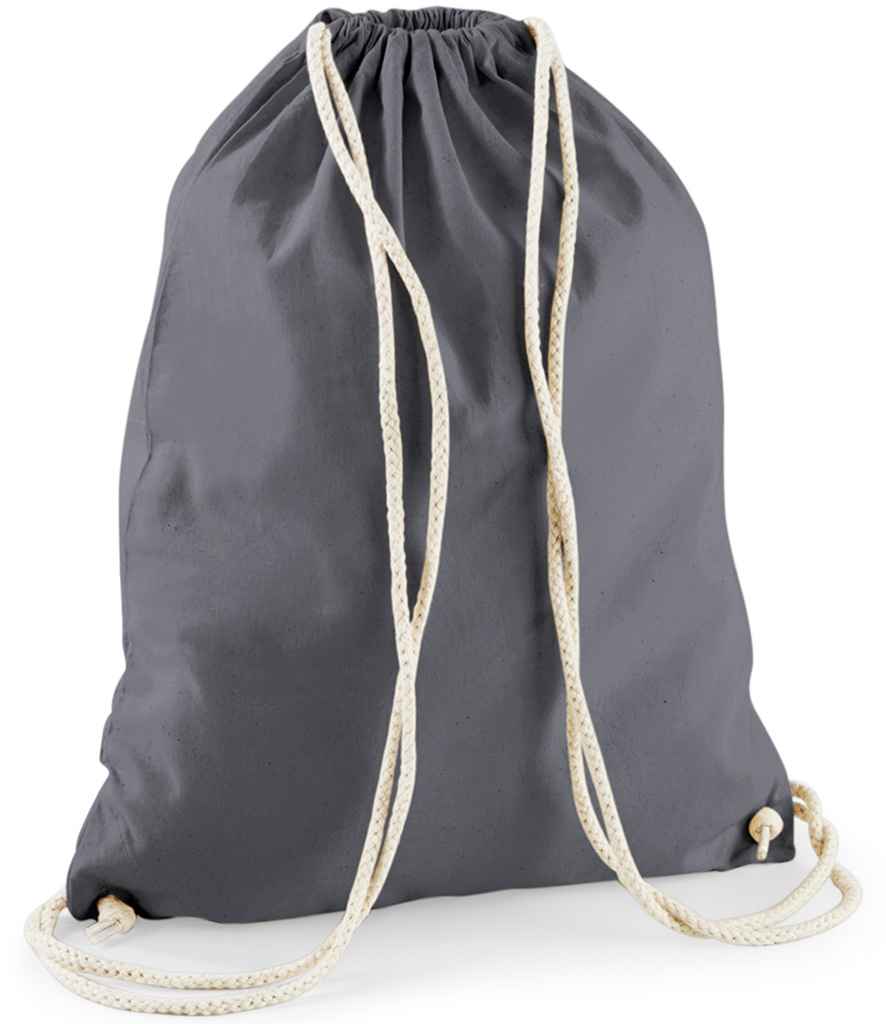 Westford Mill Cotton Gymsac | Graphite Grey