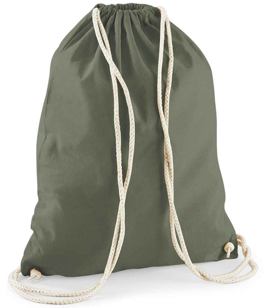 Westford Mill Cotton Gymsac | Olive Green