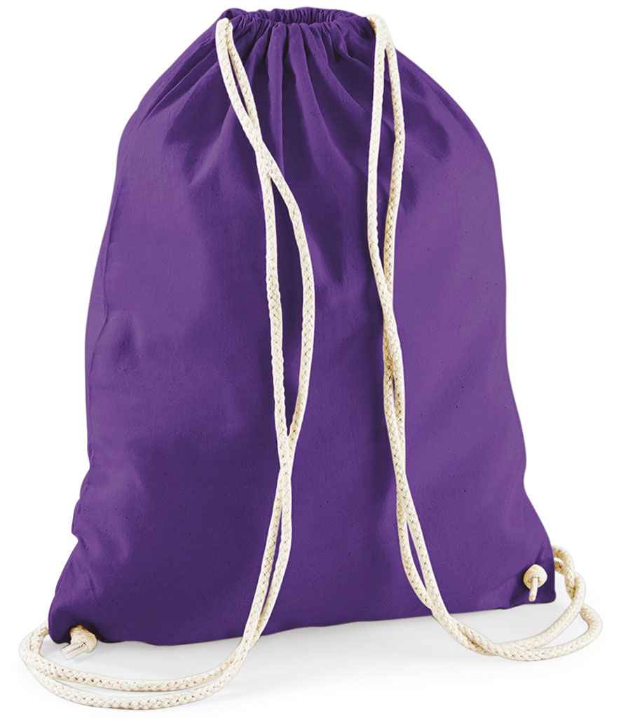 Westford Mill Cotton Gymsac | Purple