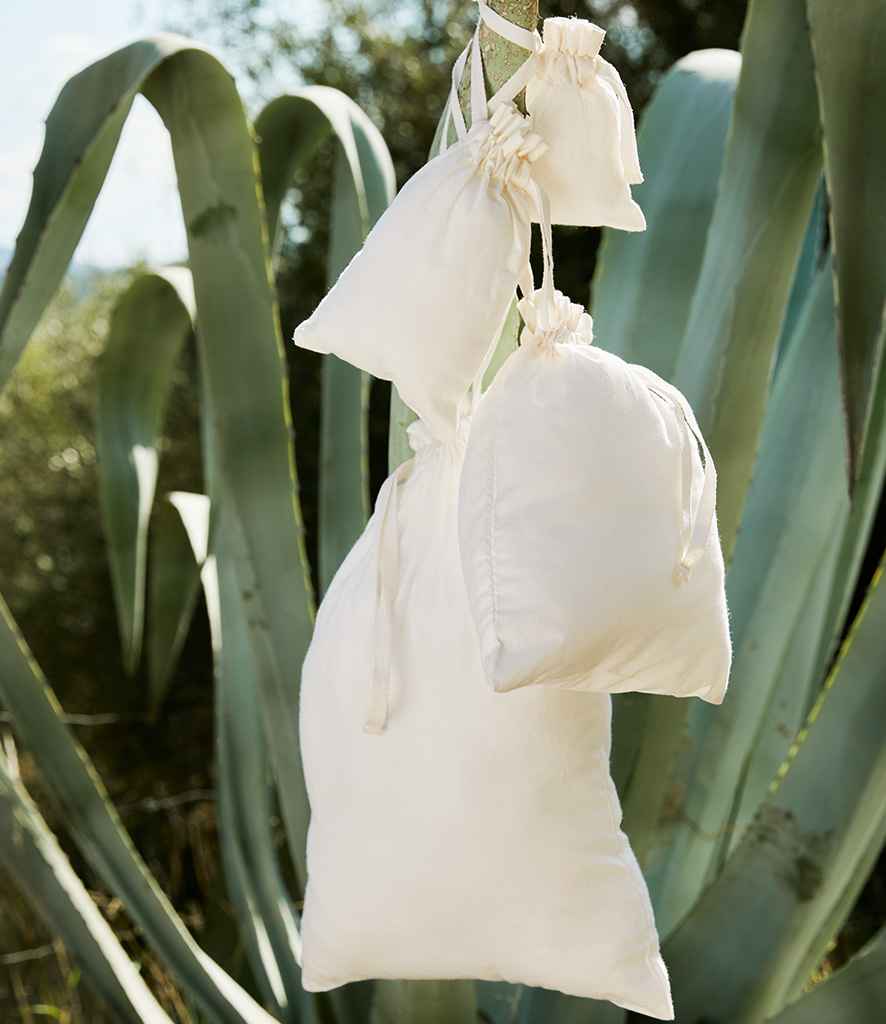 Westford Mill Organic Cotton Drawcord Bag | Natural