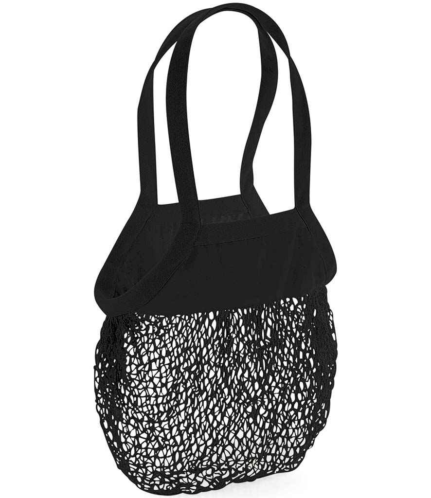 Westford Mill Organic Cotton Mesh Grocery Bag | Black