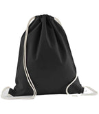 Westford Mill Organic Cotton In Conversion Gymsac | Black