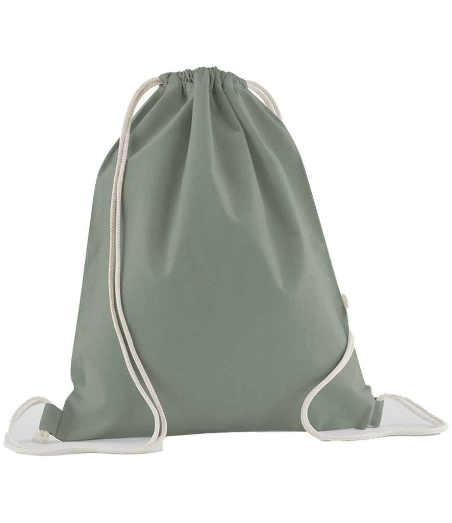 Westford Mill Organic Cotton In Conversion Gymsac | Dusty Green