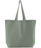 Westford Mill Organic Cotton In Conversion Maxi Bag for Life | Dusty Green