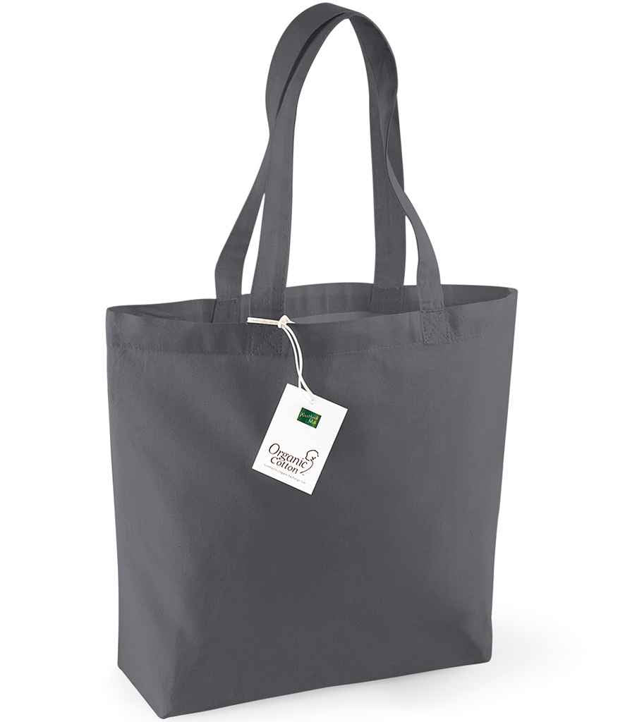 Westford Mill Organic Cotton Shopper | Graphite Grey