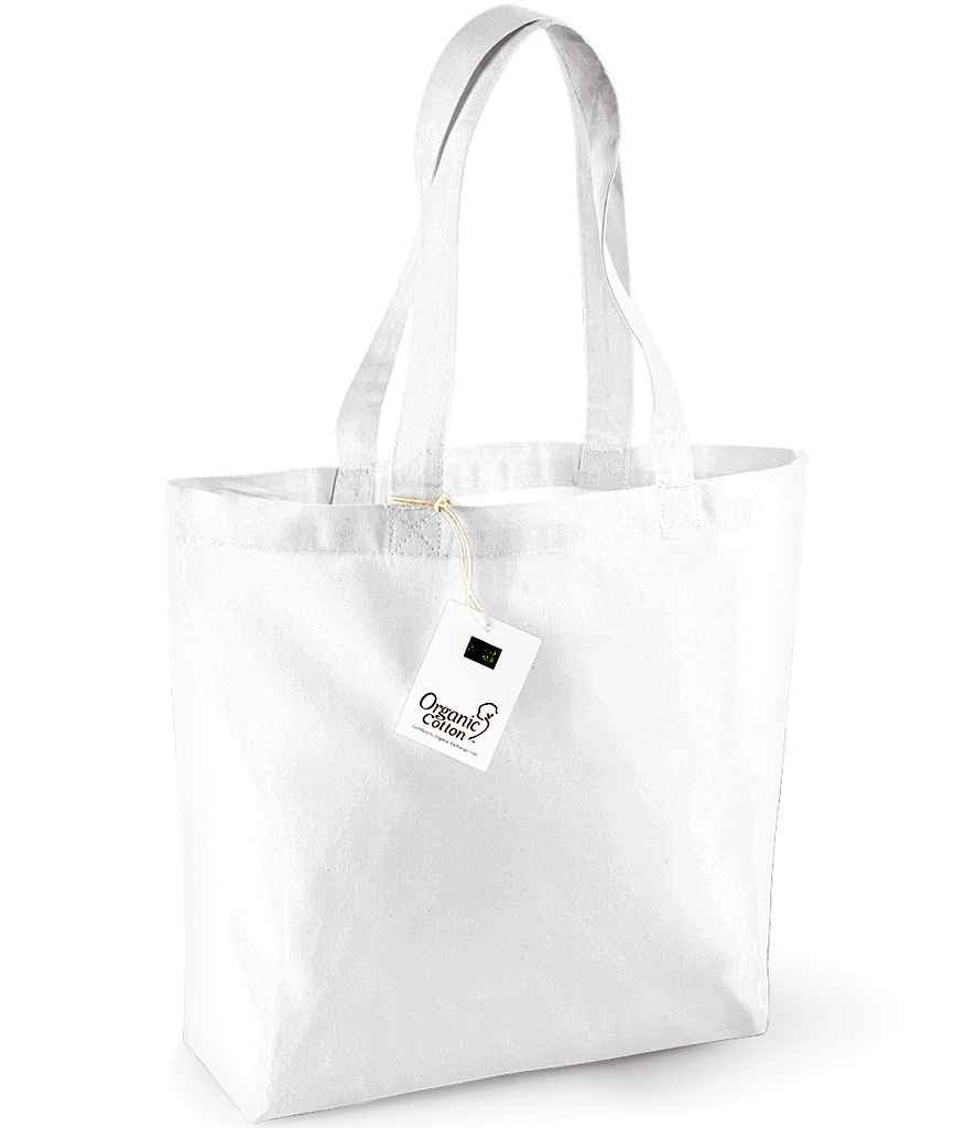 Westford Mill Organic Cotton Shopper | White