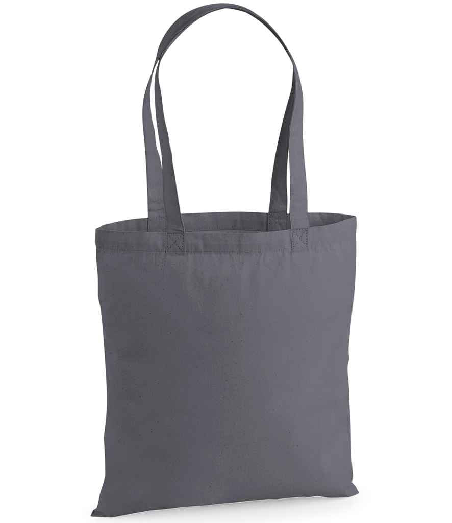 Westford Mill Premium Cotton Tote Bag | Graphite Grey