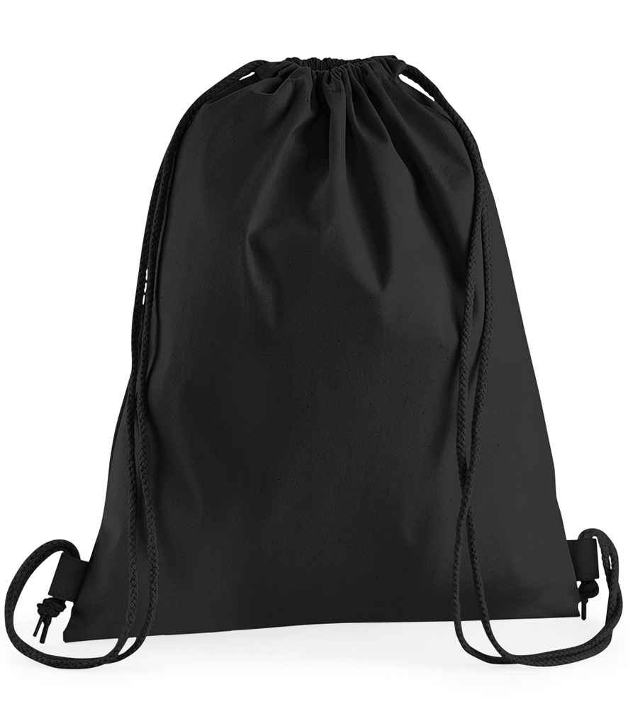 Westford Mill Premium Cotton Gymsac | Black