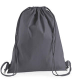 Westford Mill Premium Cotton Gymsac | Graphite Grey
