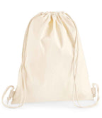 Westford Mill Premium Cotton Gymsac | Natural