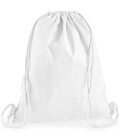 Westford Mill Premium Cotton Gymsac | White