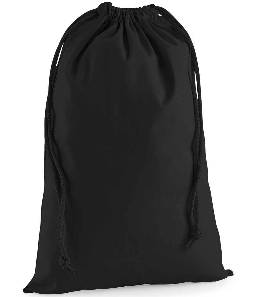 Westford Mill Premium Cotton Stuff Bag | Black
