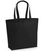 Westford Mill Premium Cotton Maxi Tote Bag | Black