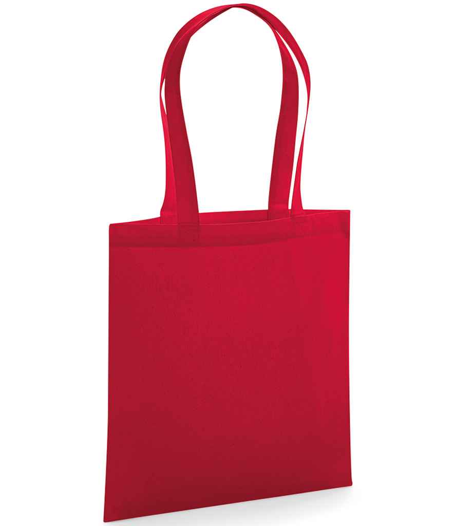 Westford Mill Organic Premium Cotton Tote Bag | Classic Red
