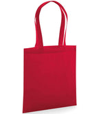 Westford Mill Organic Premium Cotton Tote Bag | Classic Red