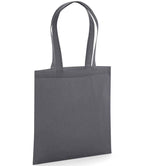Westford Mill Organic Premium Cotton Tote Bag | Graphite Grey