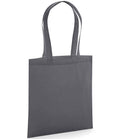 Westford Mill Organic Premium Cotton Tote Bag | Graphite Grey