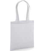 Westford Mill Organic Premium Cotton Tote Bag | Light Grey