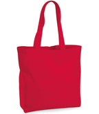 Westford Mill Organic Premium Cotton Maxi Tote Bag | Classic Red