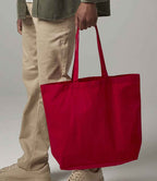 Westford Mill Organic Premium Cotton Maxi Tote Bag | Classic Red