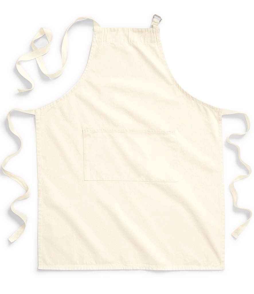 Westford Mill Fairtrade Adult Craft Apron | Natural