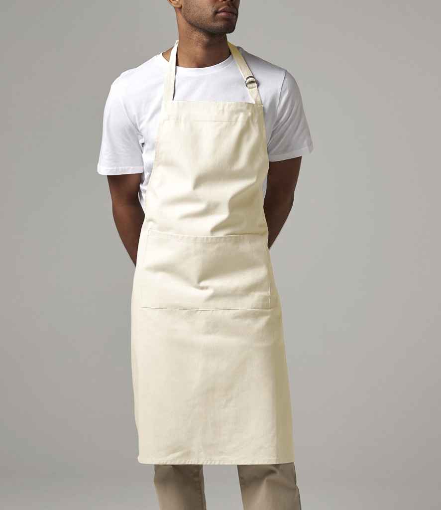 Westford Mill Fairtrade Adult Craft Apron | Natural
