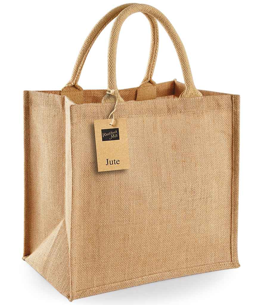 Westford Mill Jute Midi Tote Bag | Natural