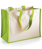 Westford Mill Printers Jute Classic Shopper | Apple Green