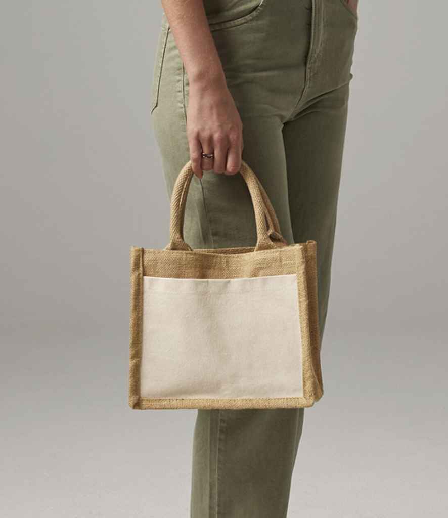 Westford Mill Pocket Jute Gift Bag | Natural