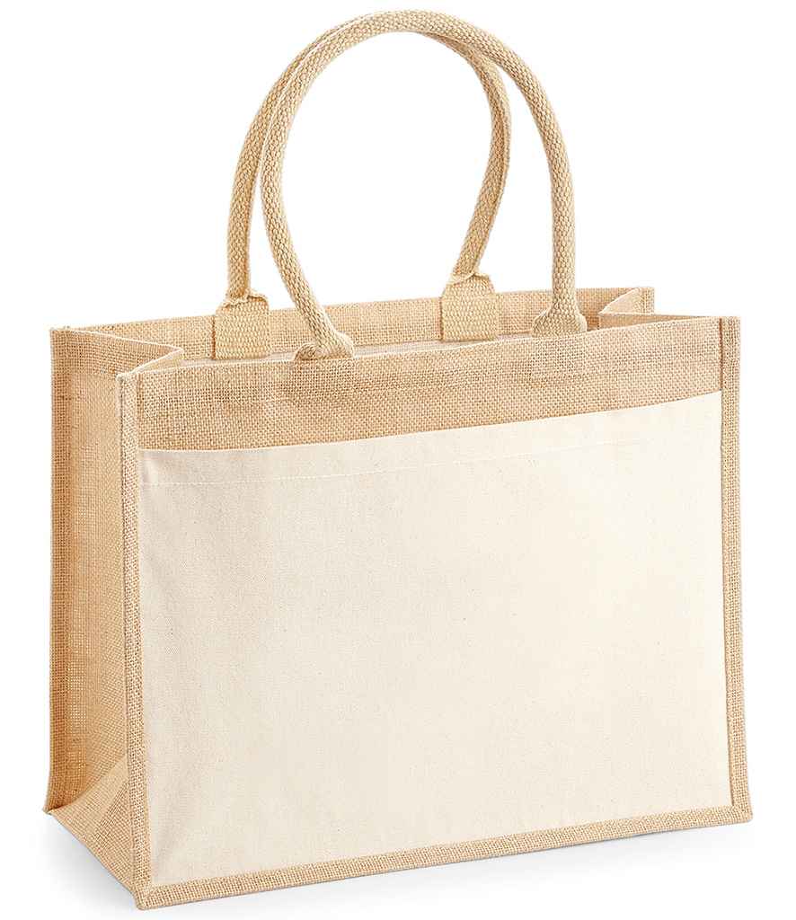 Westford Mill Pocket Jute Shopper | Natural