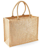 Westford Mill Shimmer Jute Shopper | Natural Gold