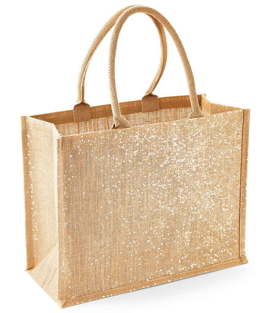 Westford Mill Shimmer Jute Shopper | Natural Gold