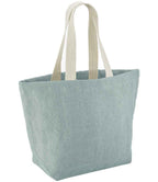 Westford Mill Soft Washed Jute Beach Bag | Duck Egg Blue
