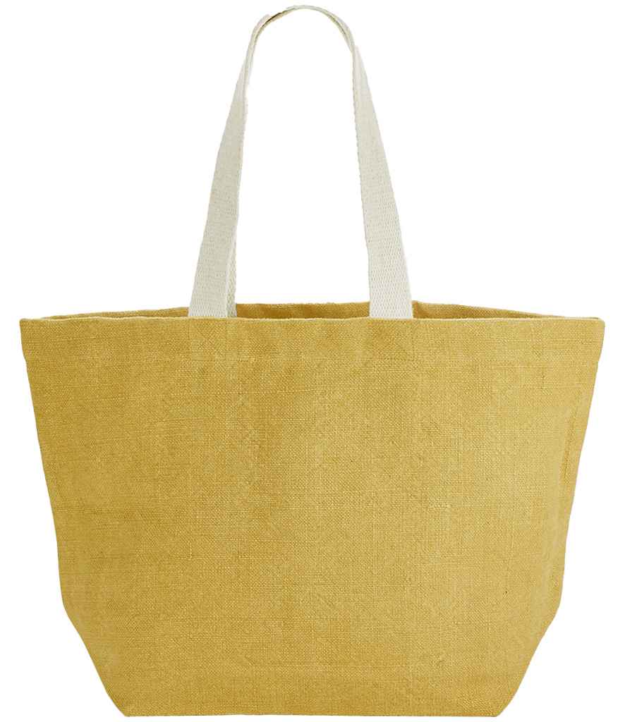 Westford Mill Soft Washed Jute Beach Bag | Saffron