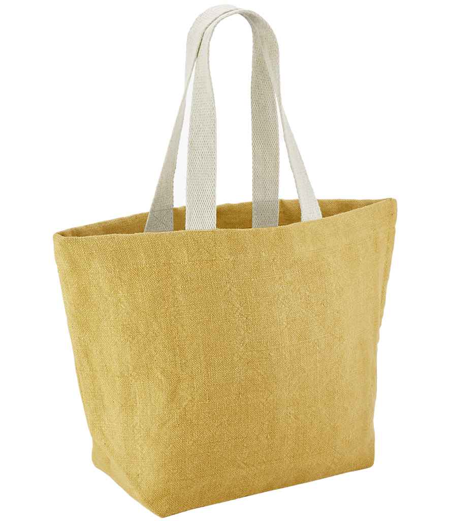 Westford Mill Soft Washed Jute Beach Bag | Saffron