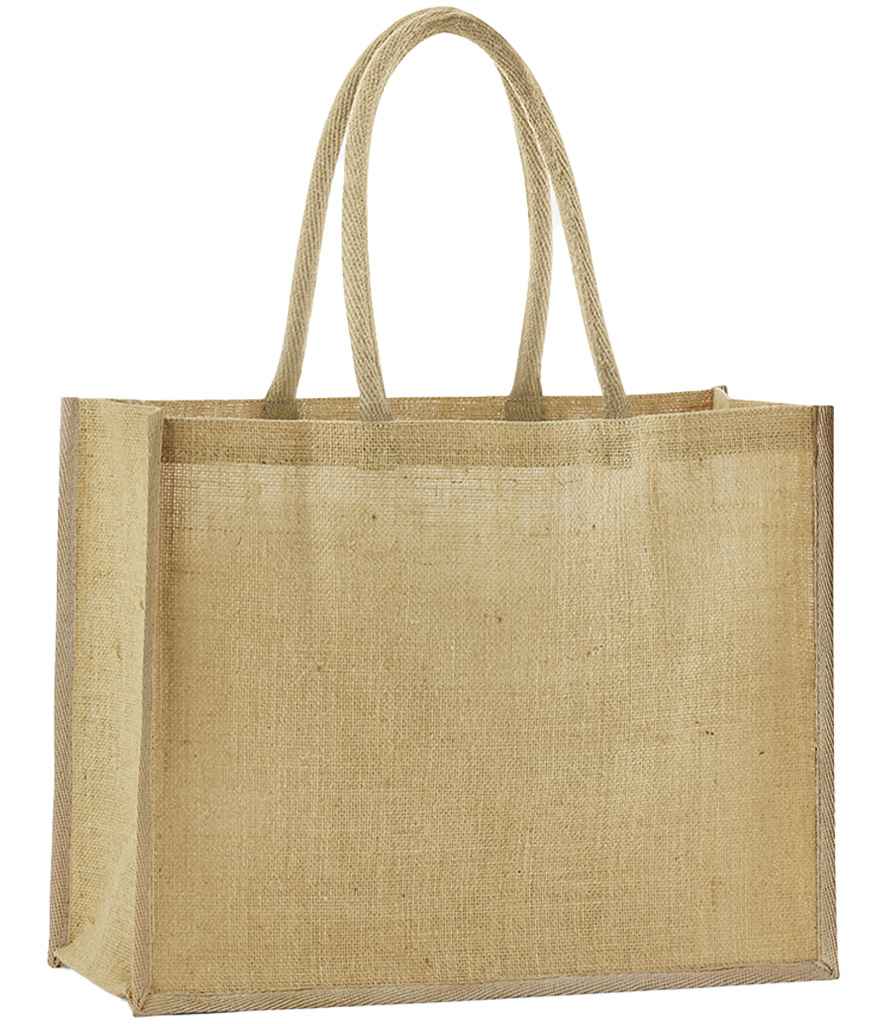 Westford Mill Natural Starched Jute Classic Shopper | Natural