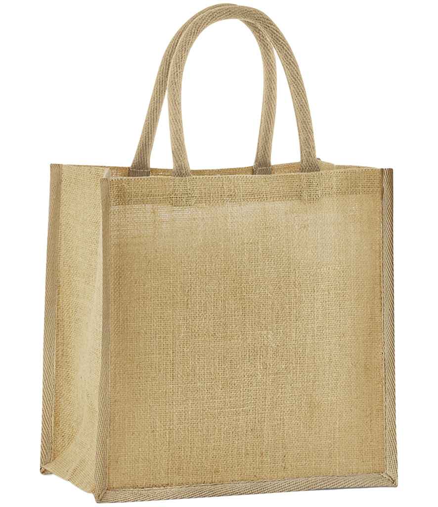 Westford Mill Natural Starched Jute Mini Gift Bag | Natural