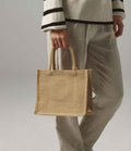 Westford Mill Natural Starched Jute Mini Gift Bag | Natural
