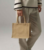 Westford Mill Natural Starched Jute Mini Gift Bag | Natural