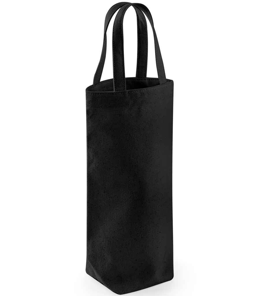 Westford Mill Fairtrade Cotton Bottle Bag | Black