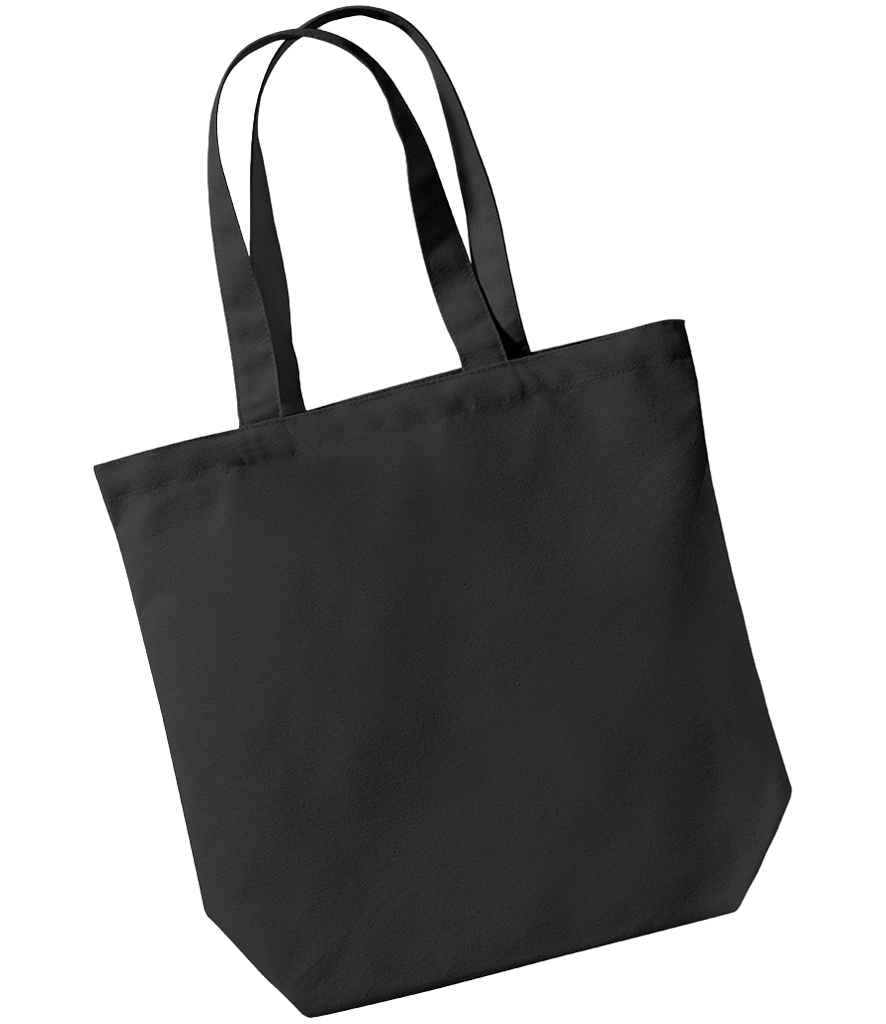 Westford Mill Fairtrade Cotton Camden Shopper | Black