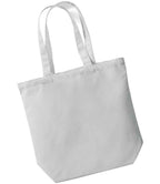 Westford Mill Fairtrade Cotton Camden Shopper | Light Grey
