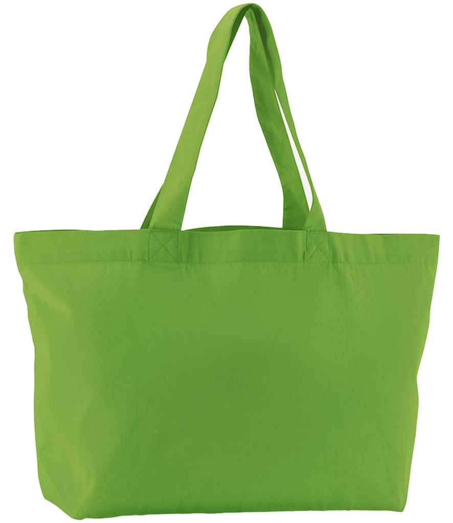 Westford Mill EarthAware® Organic Twill Shopper | Apple Green
