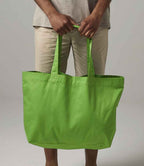 Westford Mill EarthAware® Organic Twill Shopper | Apple Green