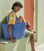 Westford Mill EarthAware® Organic Twill Shopper | Cornflower