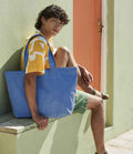 Westford Mill EarthAware® Organic Twill Shopper | Cornflower