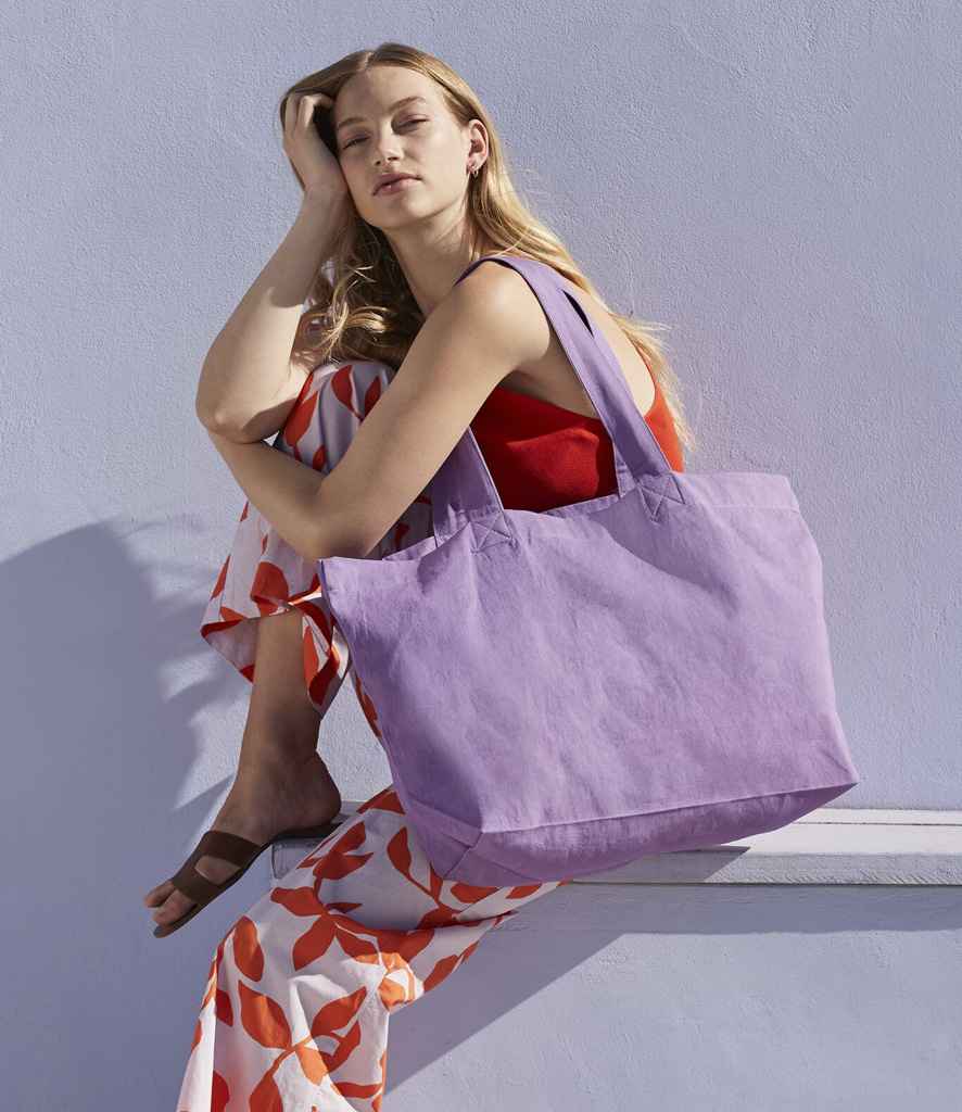 Westford Mill EarthAware® Organic Twill Shopper | Violet