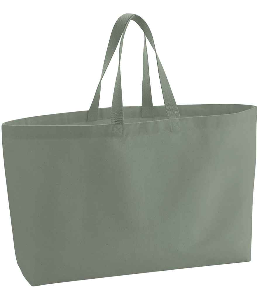 Westford Mill Oversized Canvas Tote Bag | Dusty Green