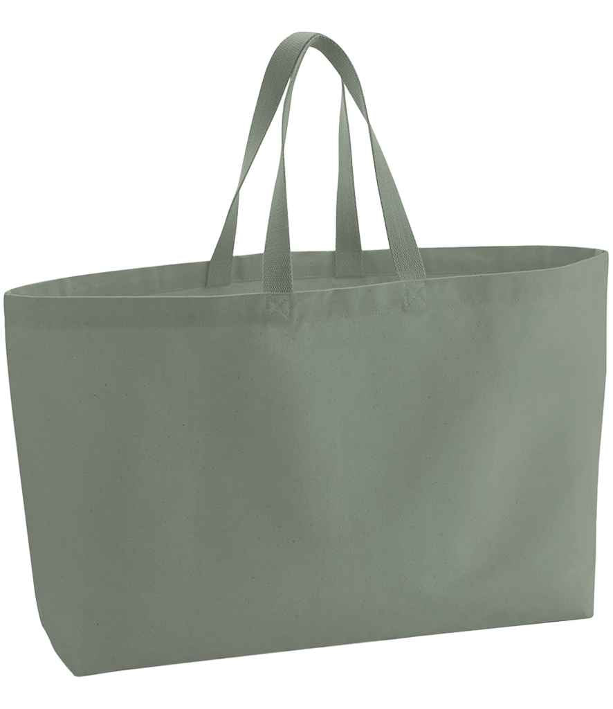 Westford Mill Oversized Canvas Tote Bag | Dusty Green