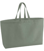 Westford Mill Oversized Canvas Tote Bag | Dusty Green